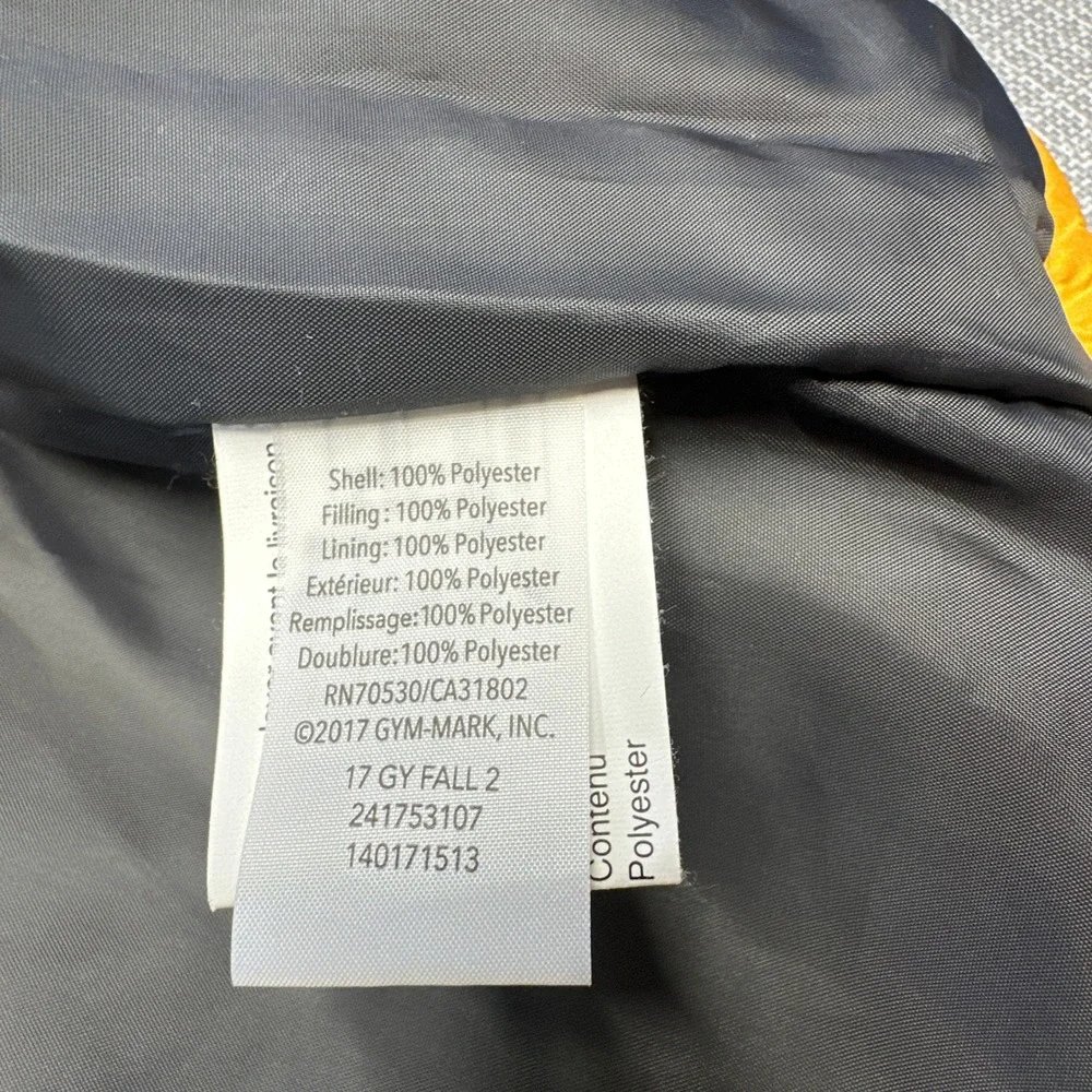 Gymboree Toddler‎ Boys Puffer Vest 2T Yellow Snap Zip Layering